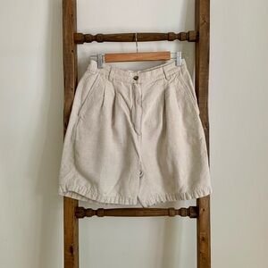 Woolrich linen mom shorts high waisted size 8